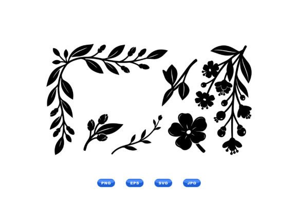 Download Minimal Botanical SVG Elements - Element Collection