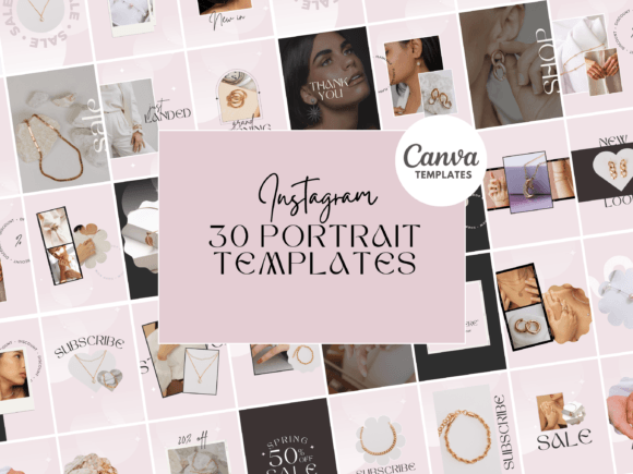 Download Pink Glitter Instagram Template Designs - Instagram template Collection