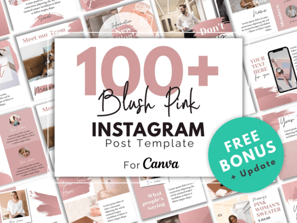 Download Blush Pink Beauty Instagram Template - Instagram template Collection